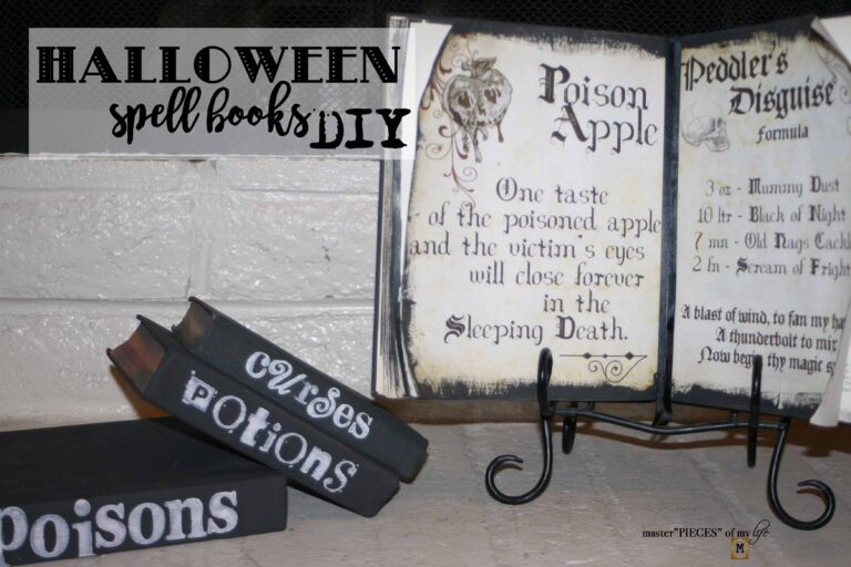 halloween spell books DIY