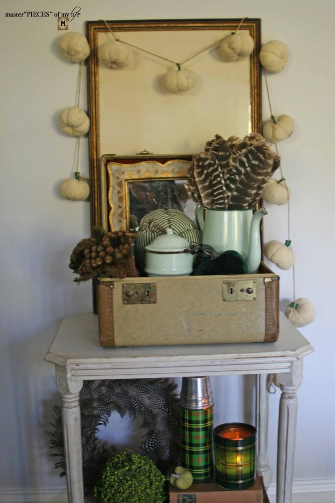 vintage suitcase decor