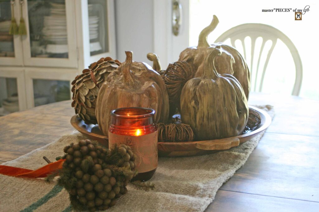 kitchen fall centerpieces