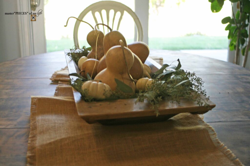 kitchen fall centerpieces