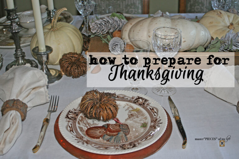 how to prepare for Thanksgiving
