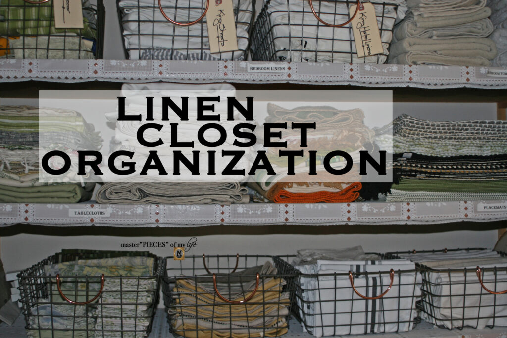 linen closet organization