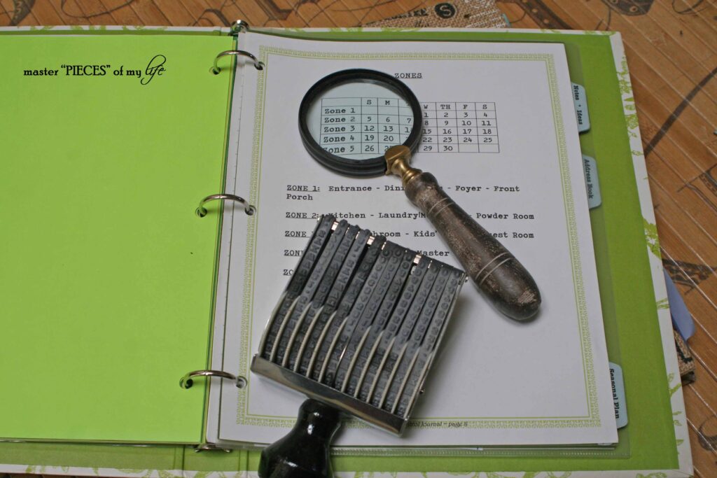 weekly organization routines