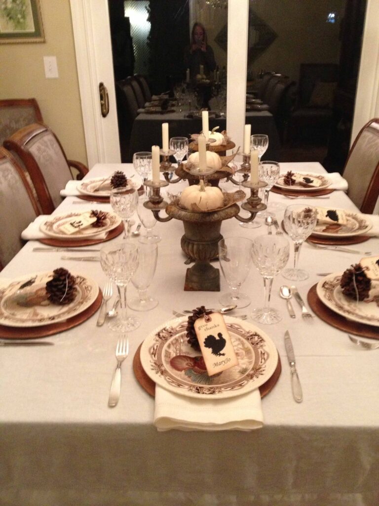 Thanksgiving tablescape