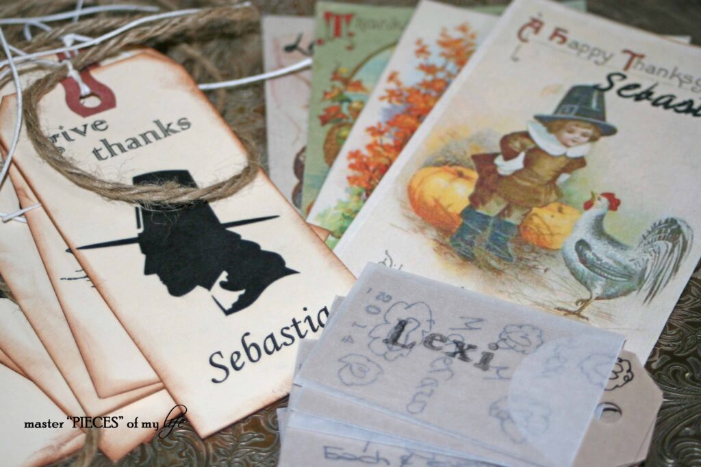 Thanksgiving place cards