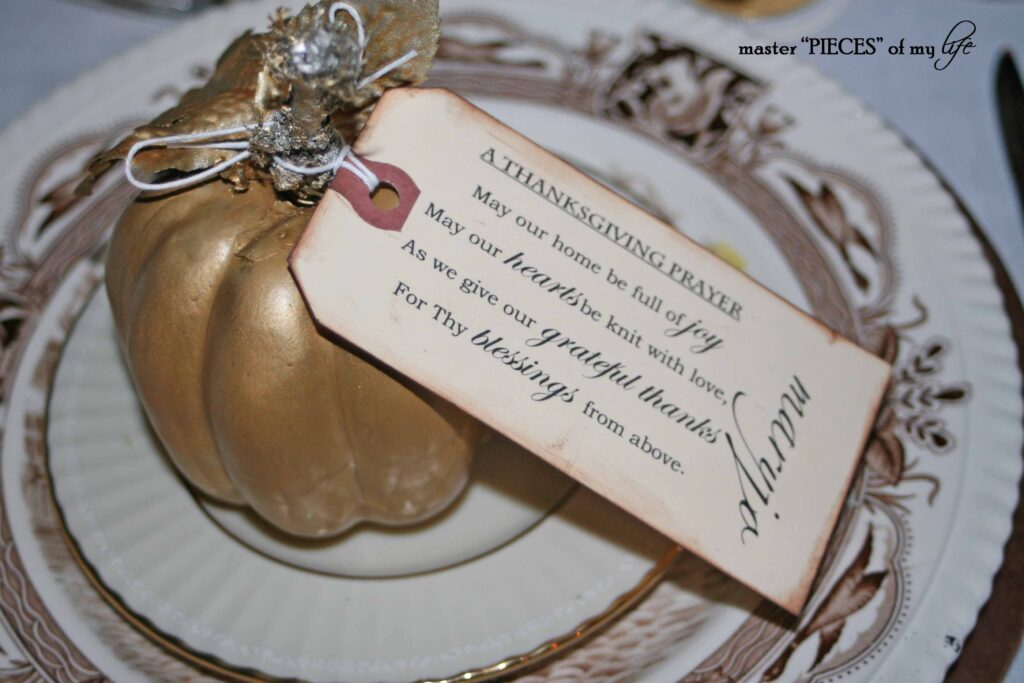 pumpkin place cards