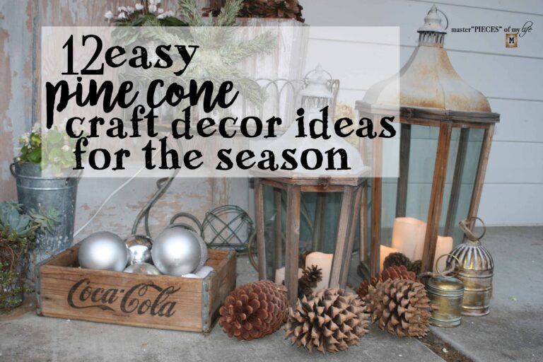 12 easy pine cone craft decor ideas for the season