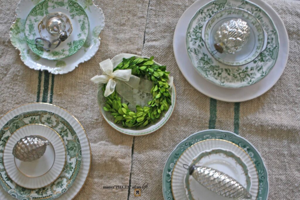 ornament table styling