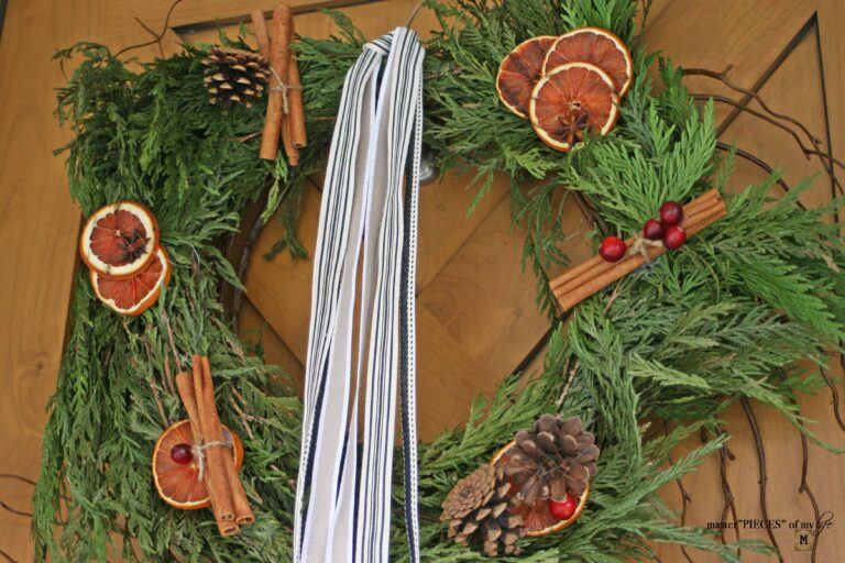 Celebrating the Holiday with an Organic Christmas Wreath DIY