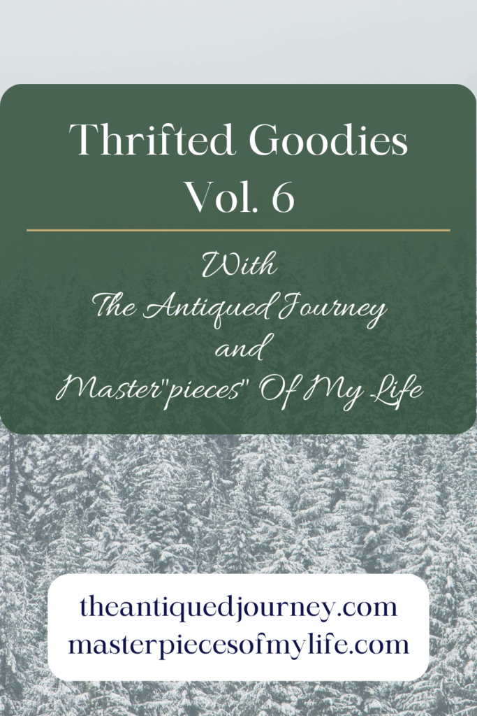 thrift shopping goodies