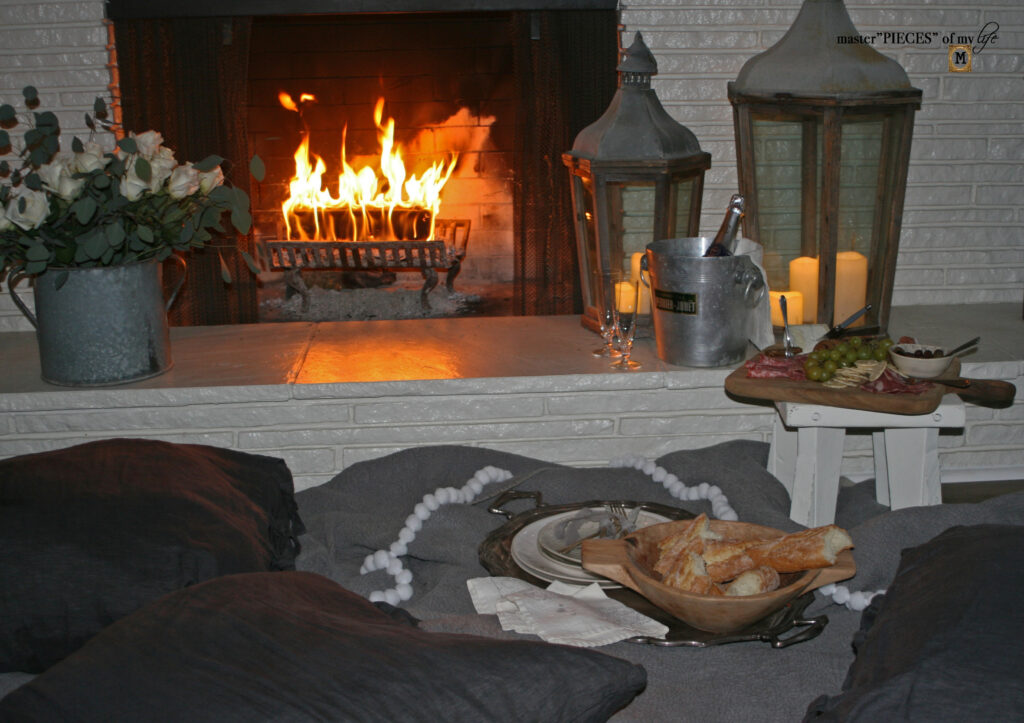 boho valentine's day table