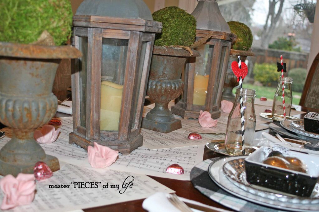 valentine's day table