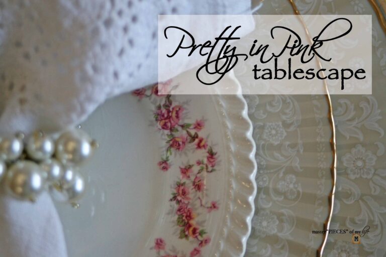 Pretty in Pink tablescape