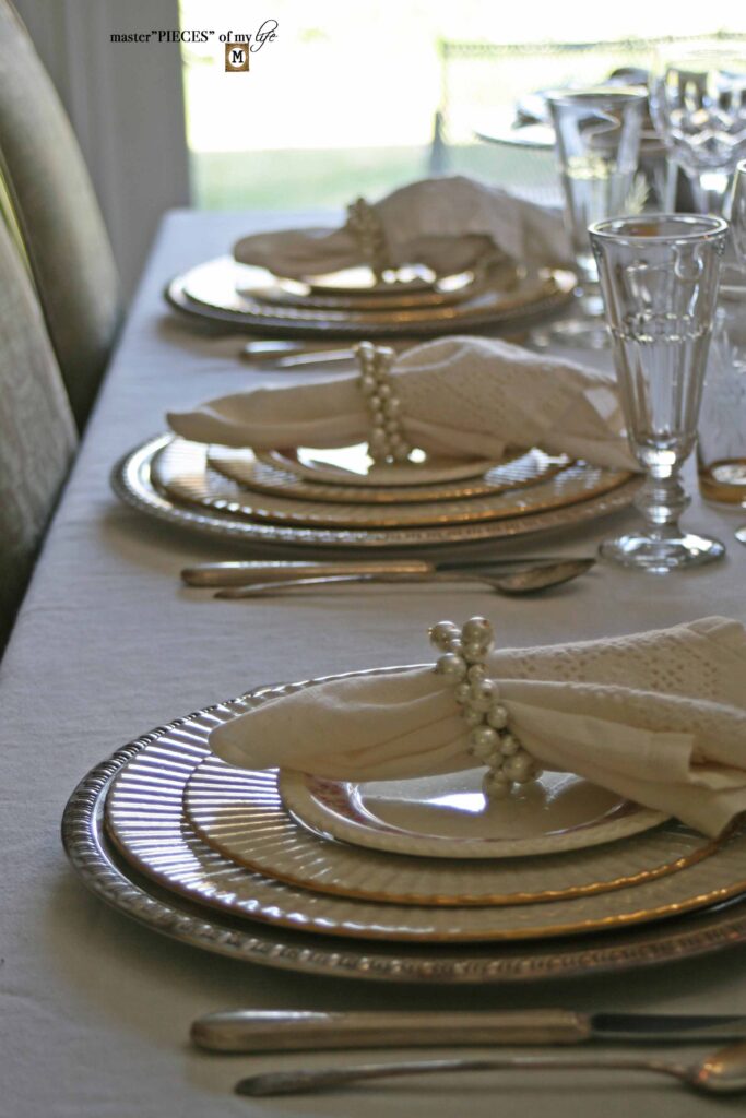 shabby chic tablescape