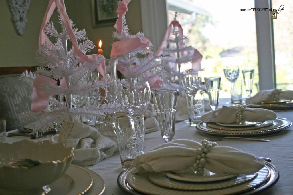 pretty in pink tablescape
