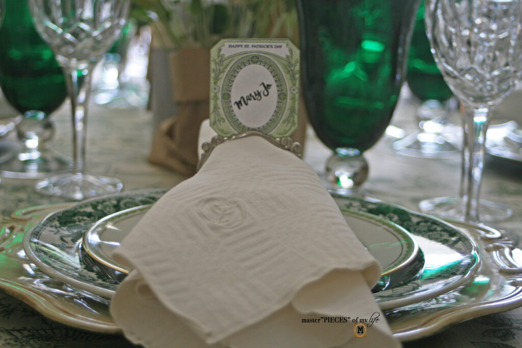 St. Patrick's day table