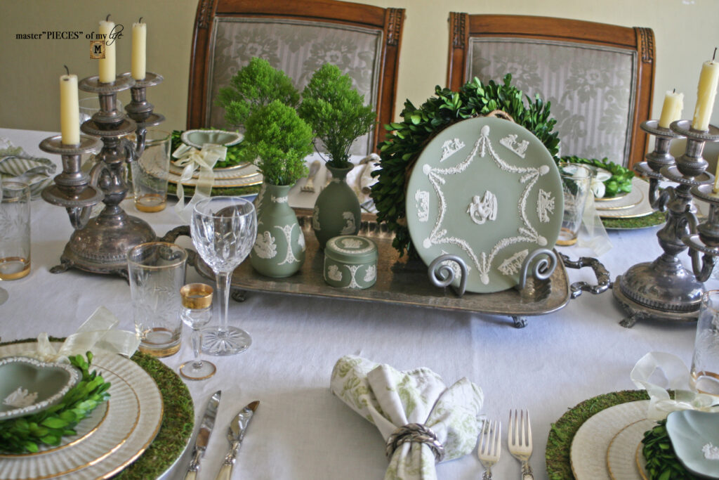 Green Wedgwood Jasperware