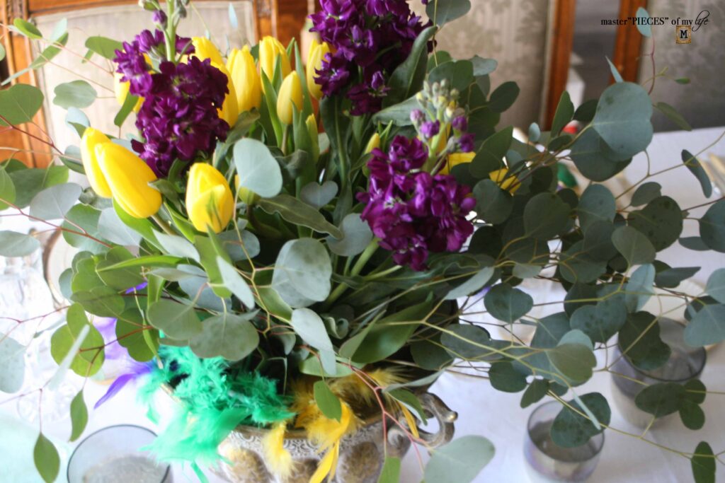 Mardi Gras flowers