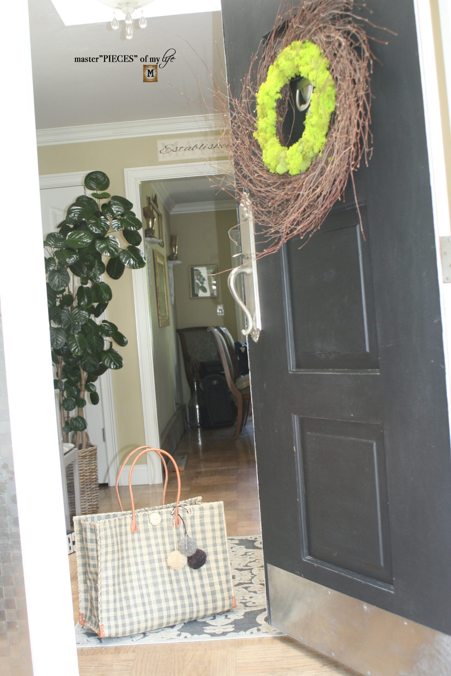 moss wreath front door