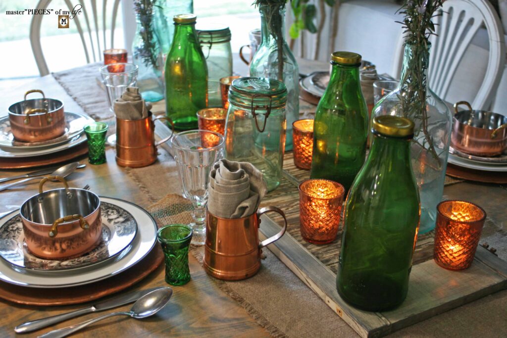 table design using copper