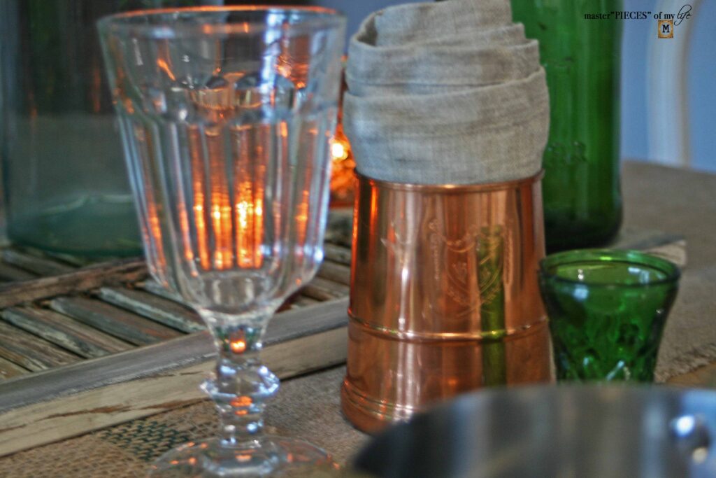 copper-y spring table 