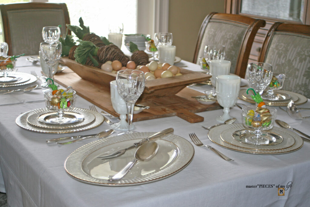 neutral easter table