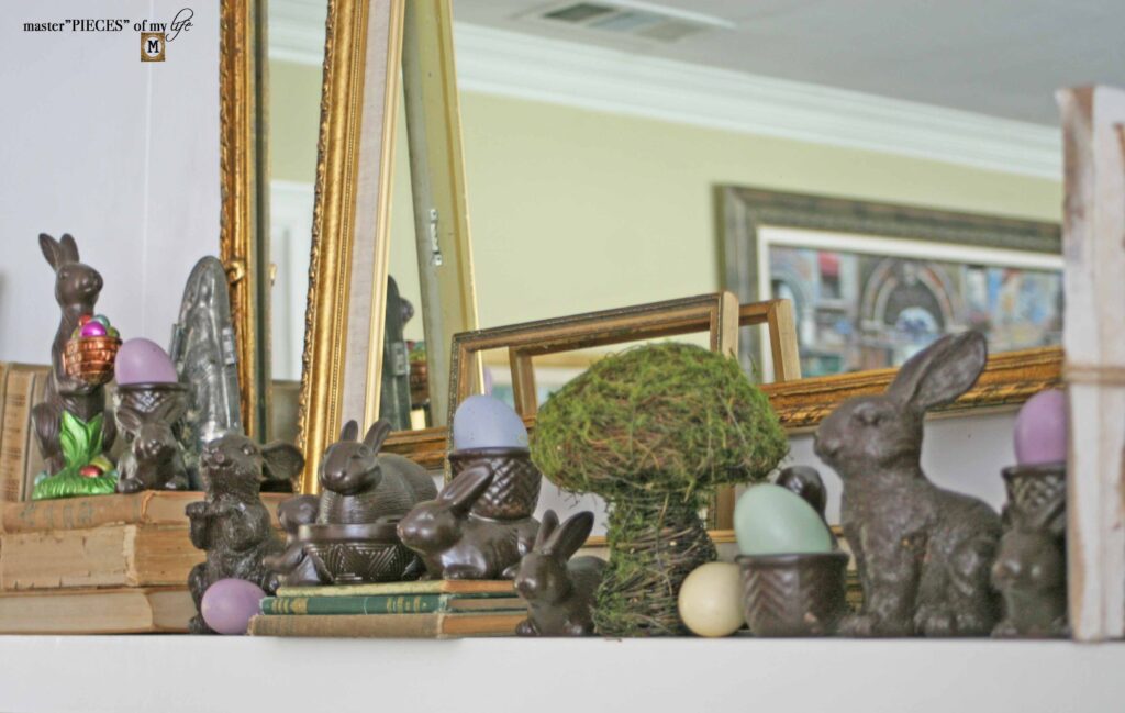 faux chocolaté bunny decorations