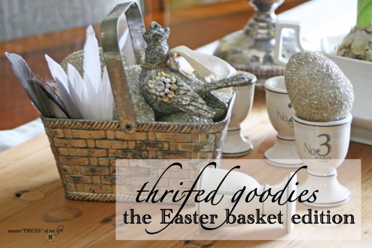thrifted goodies – the Easter basket edition