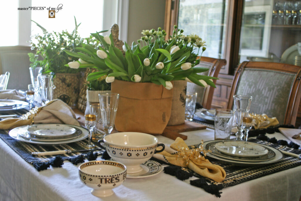 spring tablescape