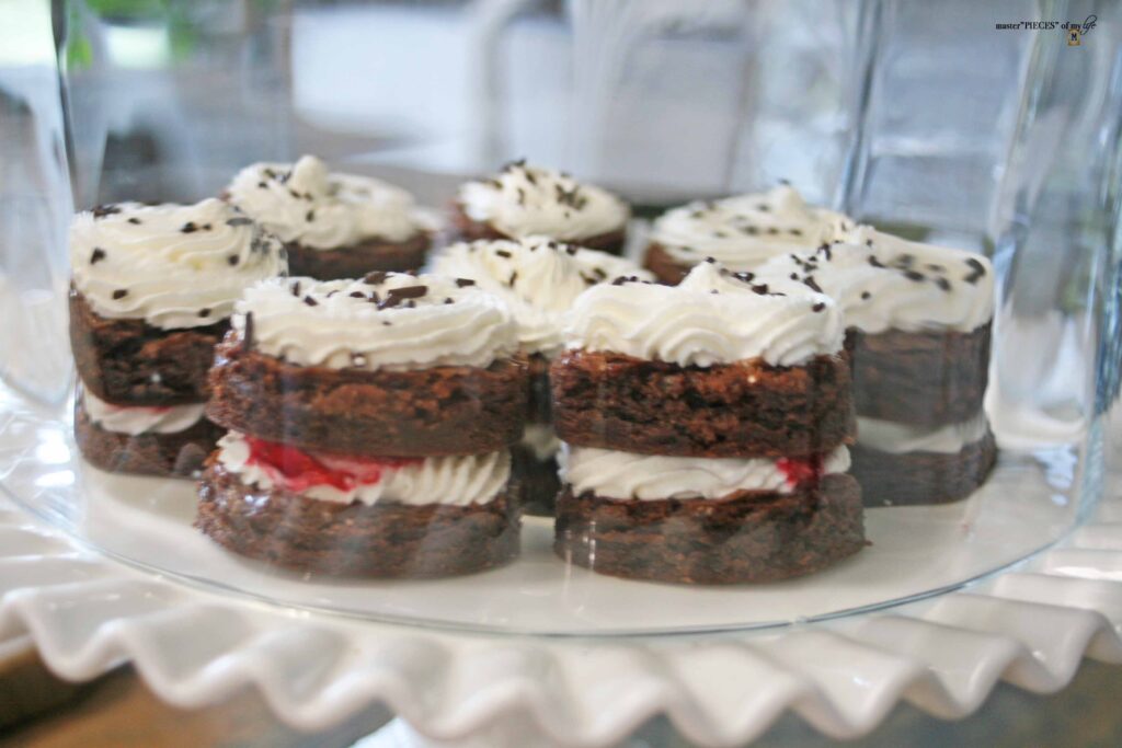 easy fancy brownie dessert idea