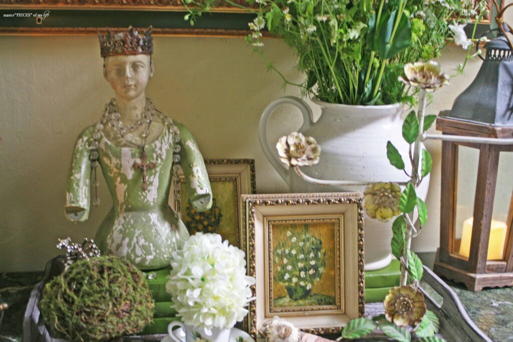 spring decor styling