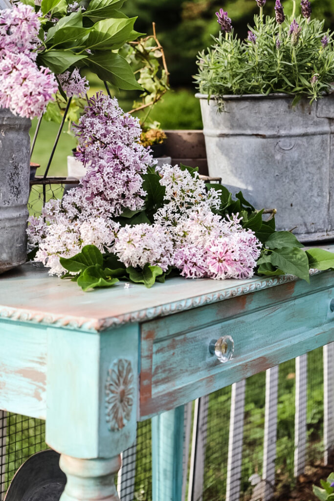 thrift store finds for the garden