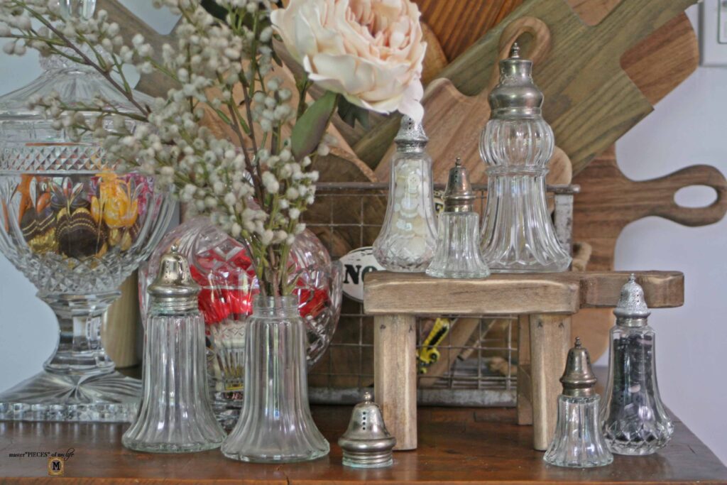 vintage S&P collection decor