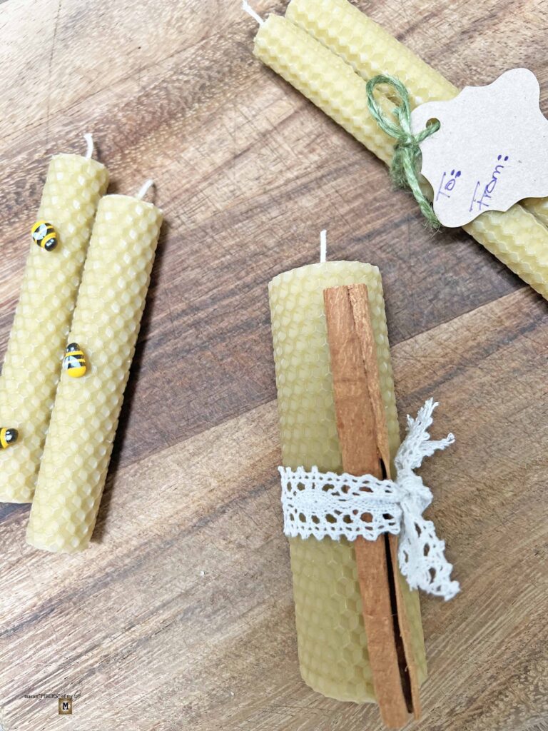 beeswax candle DIY
