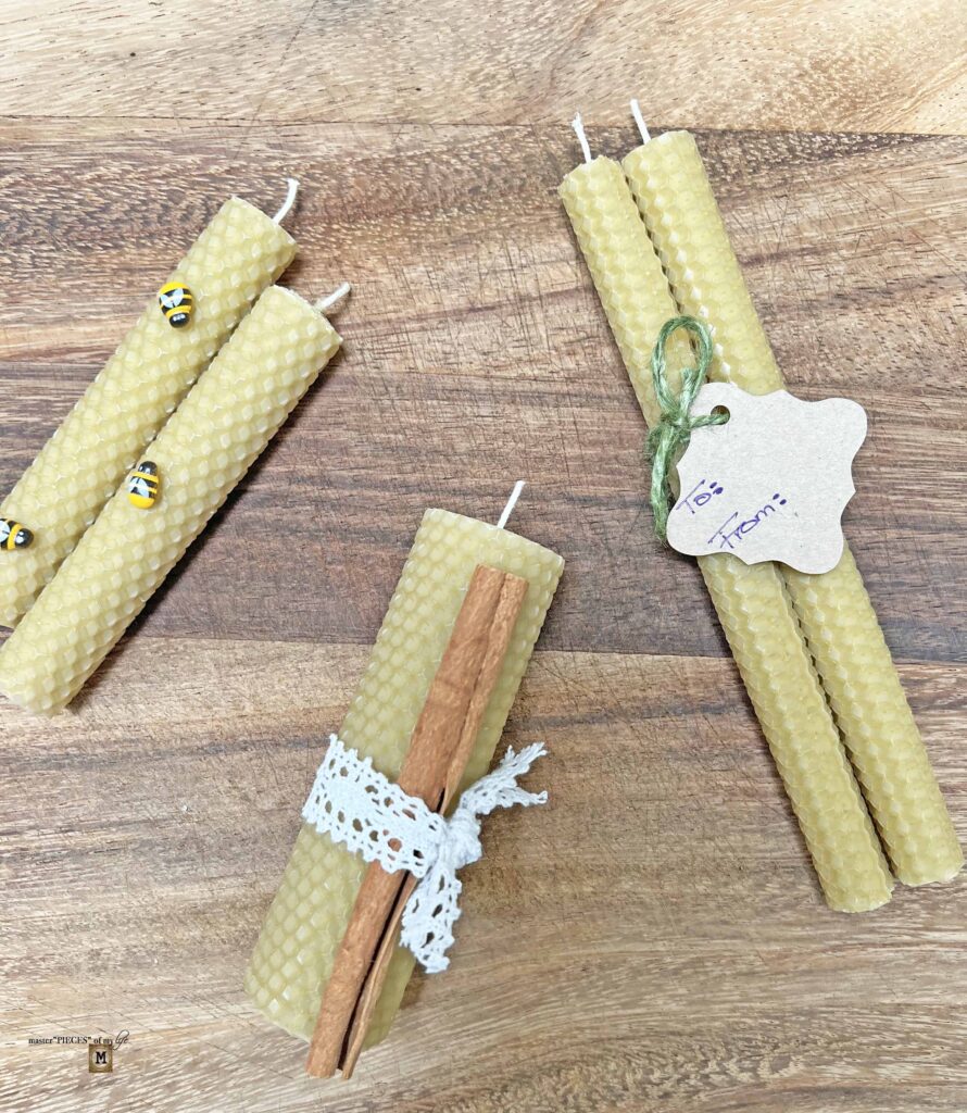 beeswax candle DIY