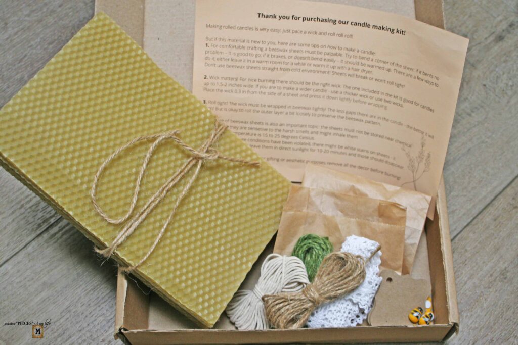 beeswax candle kit