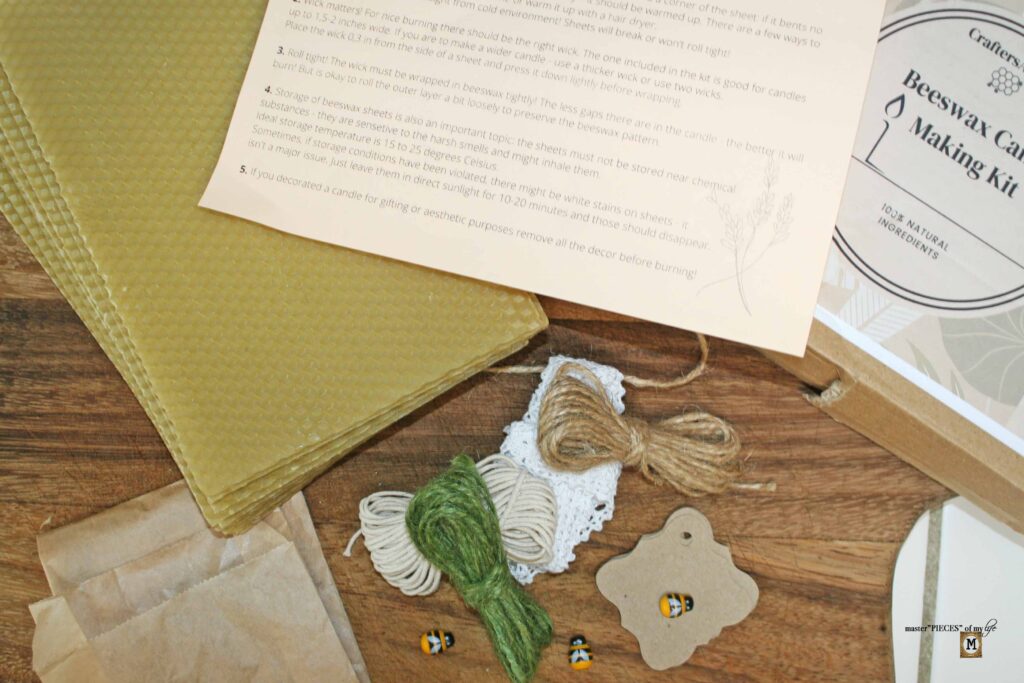 beeswax candle DIY kit