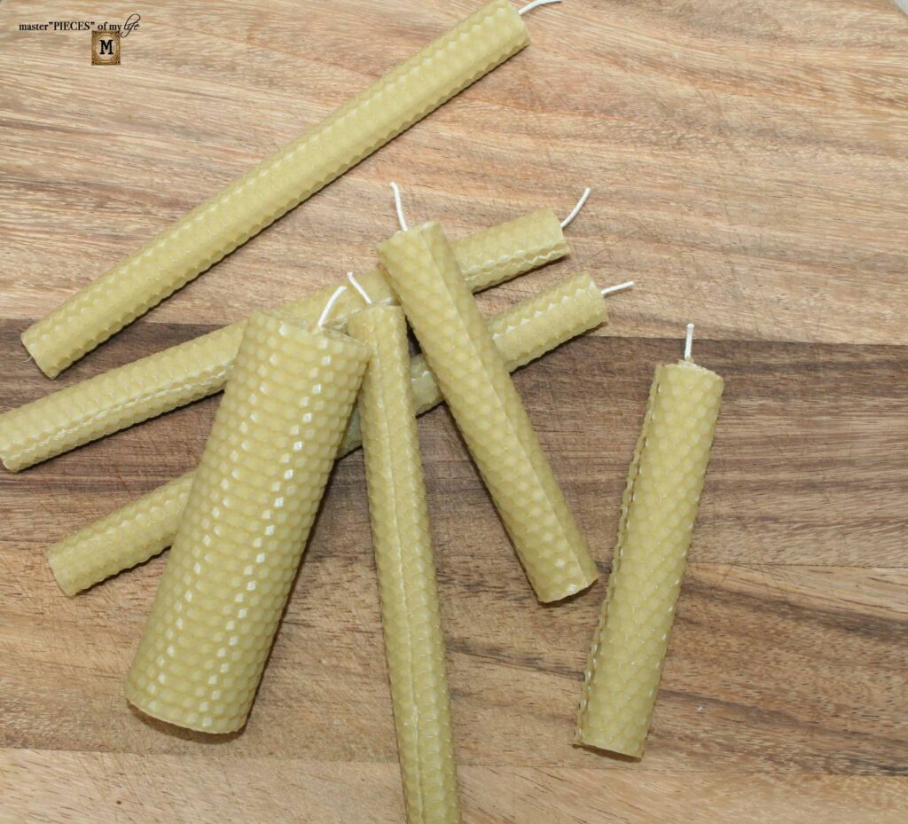 beeswax candle DIY