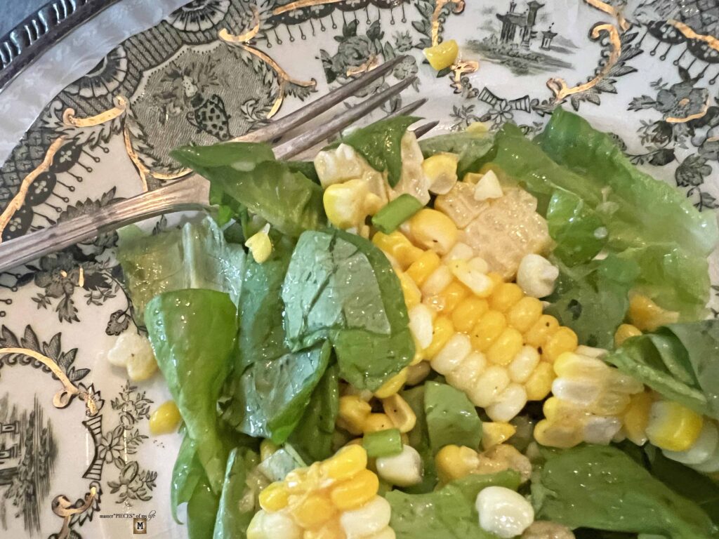 butter lettuce & corn salad