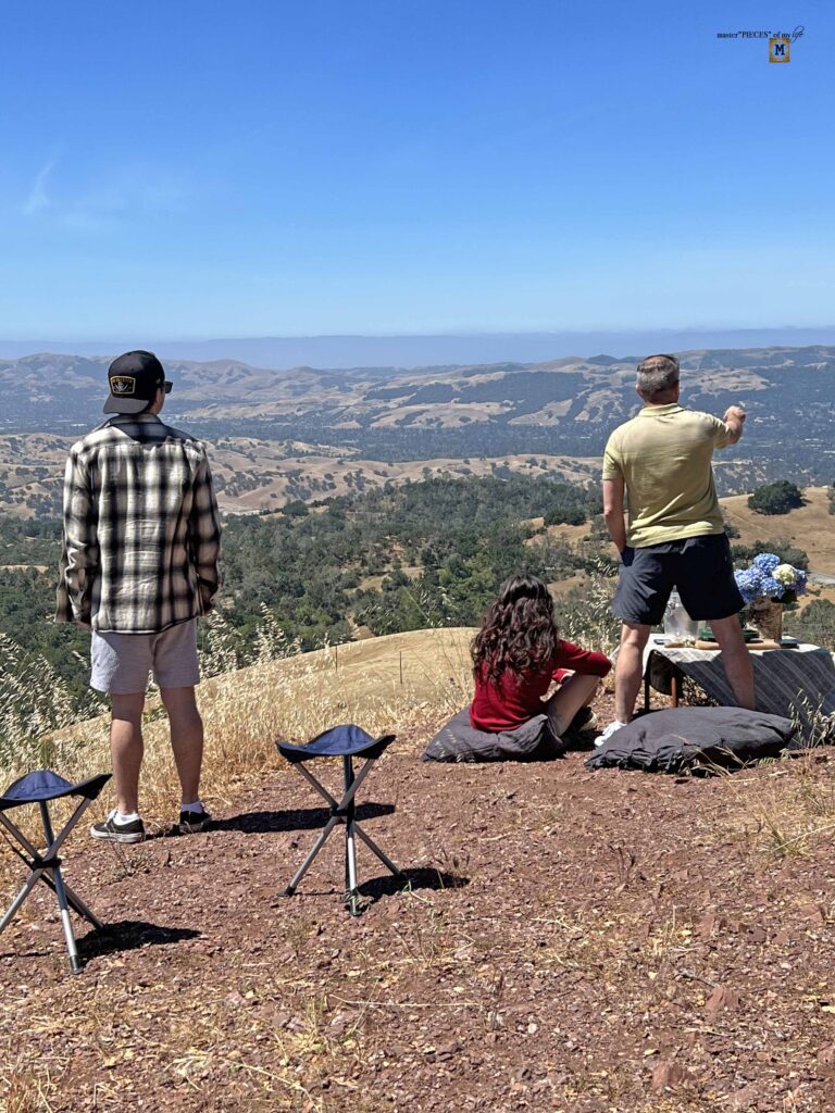 picnic on a mountain top