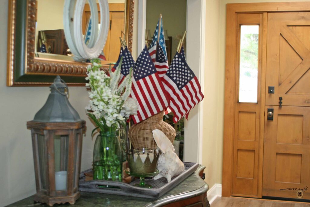 summer foyer decor