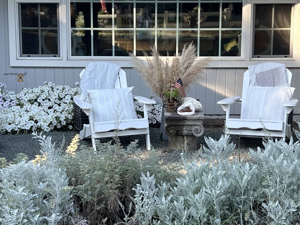 front yard sitting arrea