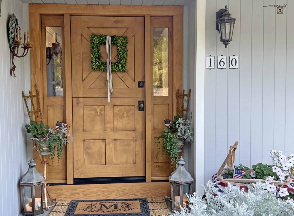 summer welcoming decor
