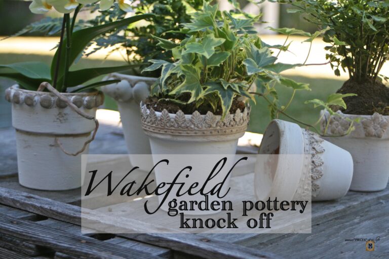 Wakefield garden pottery knock off