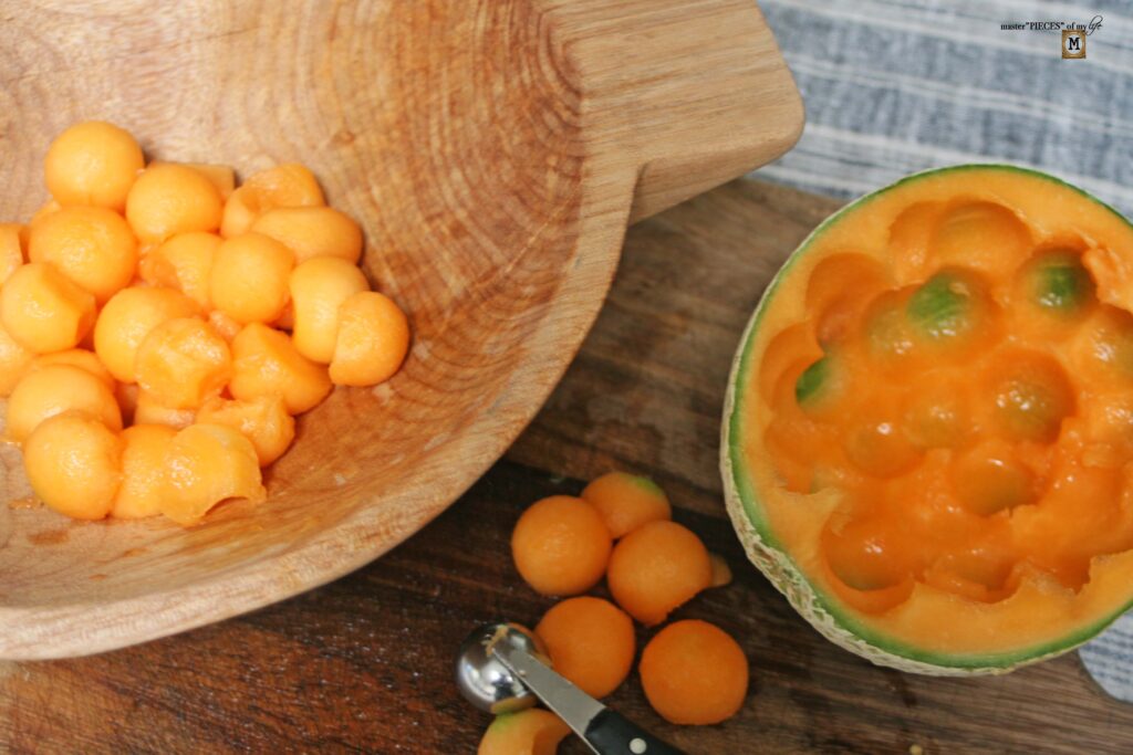 melon and prosciutto salad