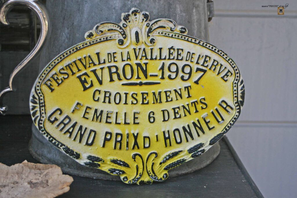 French plaque award