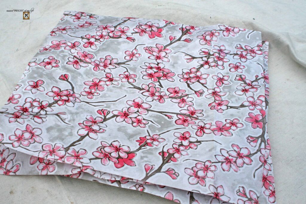 oilcloth plate chargers DIY