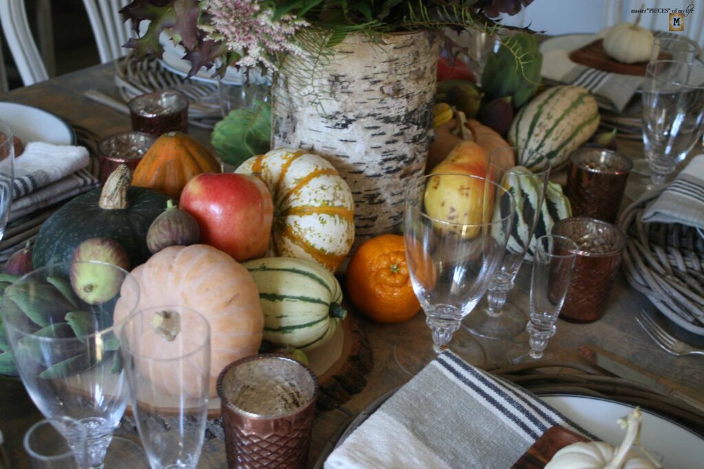 fall harvest tablescape