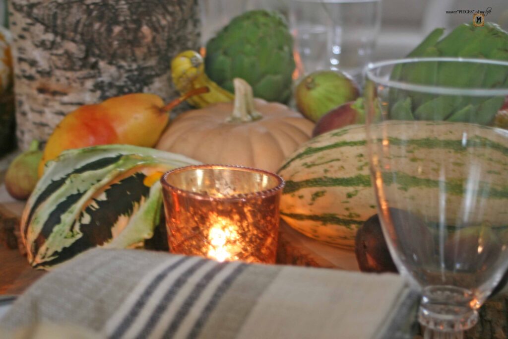 fall harvest tablescape