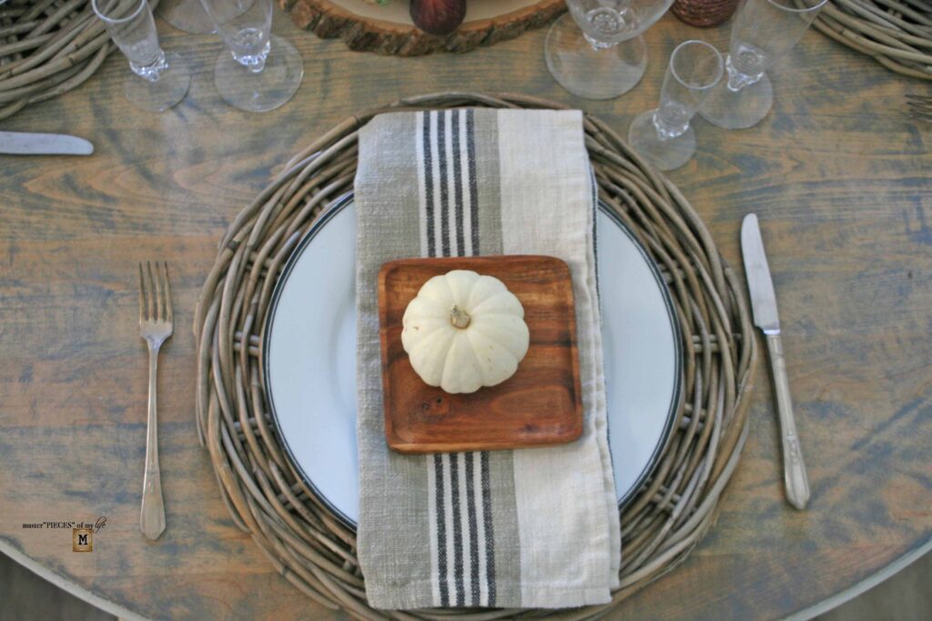 fall harvest tablescape